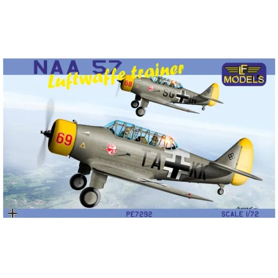 Lf Models Pe7292 1/72 Naa 57p-2 Luftwaffe Trainer 4x Plastic Kit