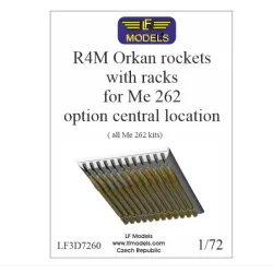 Lf Models 3d7260 1/72 R4m Orkan Rockets For Me 262 All Me 262 Kits Central Location