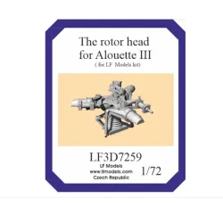 Lf Models 3d7259 1/72 Rotor Head For Alouette Iii Lf Models