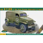 Ace 72601 1/72 Us G7105 G506 Panel Delivery Truck Plastic Model Kit