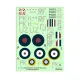Model Maker D72074a 1/72 Decal For Spitfire Mk I/Ii In Polish Service