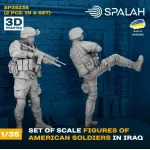 Spalah 35235 1/35 Set Of Figures American Soldiers In Iraq 2 Pcs
