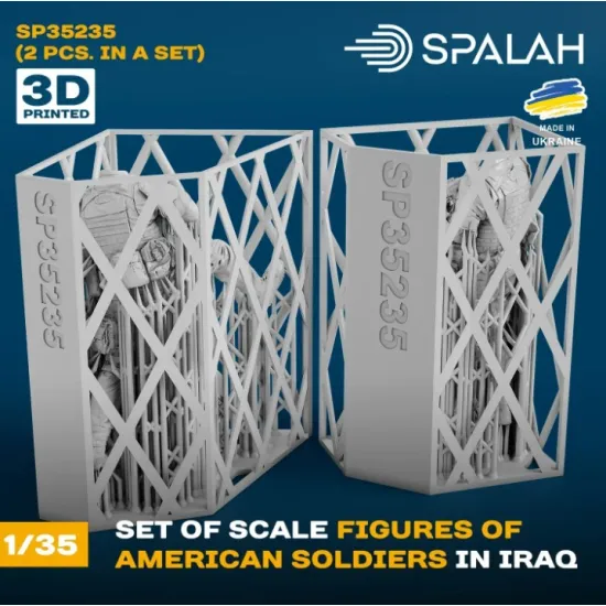 Spalah 35235 1/35 Set Of Figures American Soldiers In Iraq 2 Pcs