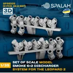 Spalah 35335 1/35 Set Of Scale Model For The Leopard Smoke 6/2 Discharger System 2 Pcs