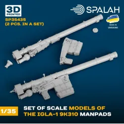 Spalah 35435 1/35 Set Of Scale Model Igla-1 9k310 Manpads 2 Pcs