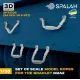 Spalah 35535 1/35 Set Of Scale Models Ropes For The Bradley M2a2 24 Pcs