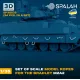 Spalah 35535 1/35 Set Of Scale Models Ropes For The Bradley M2a2 24 Pcs