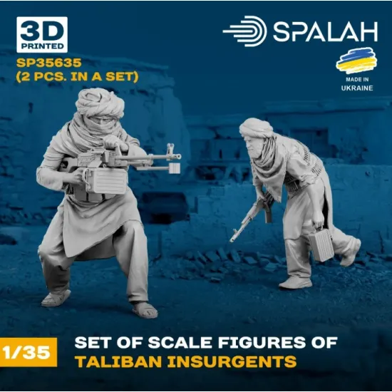 Spalah 35635 1/35 Set Of Figures Taliban Insurjents 2 Pcs