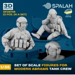 Spalah 35735 1/35 Set of figures Мodern Abrams tank crew 3 pcs