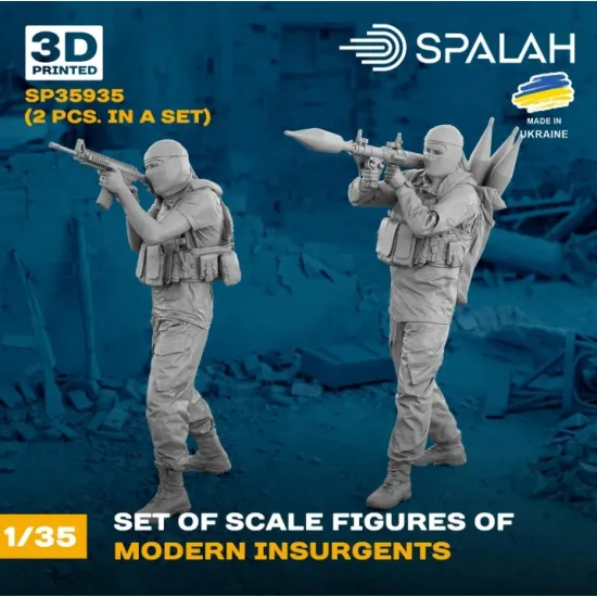 Spalah 35935 1/35 Set Of Figures Modern Insurgents 2 Pcs