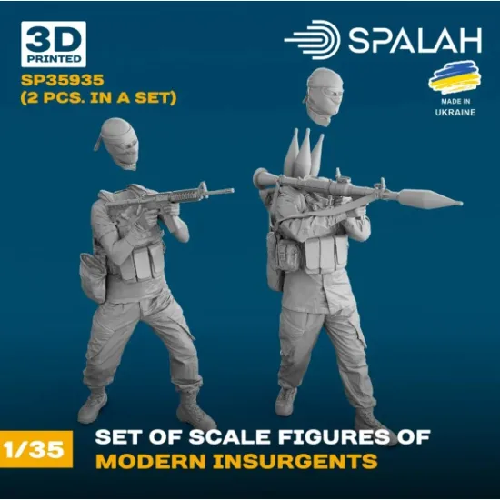 Spalah 35935 1/35 Set Of Figures Modern Insurgents 2 Pcs