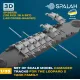 Spalah 36035 1/35 Set Of Scale Model Damaged Track Links For The Leopard 2 Tank Family 170 Pcs 20 Cross-shaped