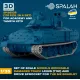Spalah 36235 1/35 Scale Model Set Damaged Workable Track Links T161 With M2 Bradley Drive Sprocket For Academy And Tamiya Kits 170 Pcs