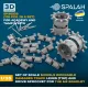 Spalah 36235 1/35 Scale Model Set Damaged Workable Track Links T161 With M2 Bradley Drive Sprocket For Academy And Tamiya Kits 170 Pcs