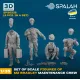 Spalah 36335 1/35 Set Of Figures M2 Bradley Maintenance Crew 4 Pcs