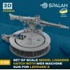 Spalah 36635 1/35 Set Of Scale Model Loader Hatch With Mg3 Machine Gun For Leopard 2