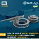 Spalah 36635 1/35 Set Of Scale Model Loader Hatch With Mg3 Machine Gun For Leopard 2