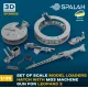 Spalah 36635 1/35 Set Of Scale Model Loader Hatch With Mg3 Machine Gun For Leopard 2