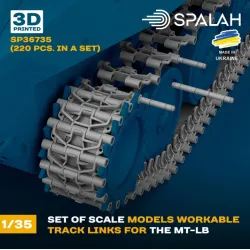 Spalah 36735 1/35 Set Of Scale Models Workable Track Links For Mt-lb 220 Pcs