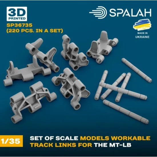 Spalah 36735 1/35 Set Of Scale Models Workable Track Links For Mt-lb 220 Pcs