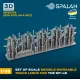 Spalah 36735 1/35 Set Of Scale Models Workable Track Links For Mt-lb 220 Pcs
