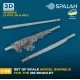 Spalah 36835 1/35 Set Of Scale Model Barrels For M2 Bradley 3 Pcs