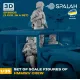 Spalah 36935 1/35 Set Of Figures Hmmwv Crew 3 Pcs