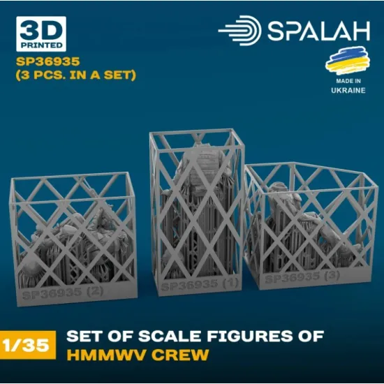 Spalah 36935 1/35 Set Of Figures Hmmwv Crew 3 Pcs