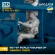 Spalah 36935 1/35 Set Of Figures Hmmwv Crew 3 Pcs