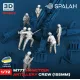 Spalah 14272 1/72 Set Of Figures M777 Howitzer Artillery Crew