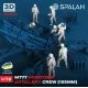 Spalah 14272 1/72 Set Of Figures M777 Howitzer Artillery Crew
