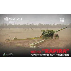 Spalah 14772 1/72 Scale model Аnti-tank gun MT-12 Rapira 100mm