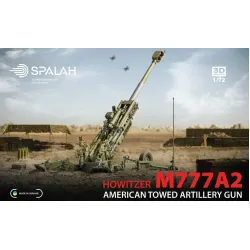 Spalah 27572 1/72 Scale Model American Artillery Gun M777a2