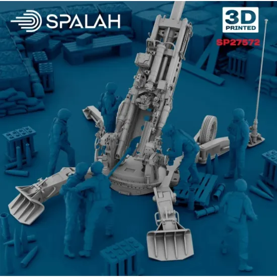 Spalah 27572 1/72 Scale Model American Artillery Gun M777a2