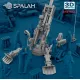 Spalah 27572 1/72 Scale Model American Artillery Gun M777a2