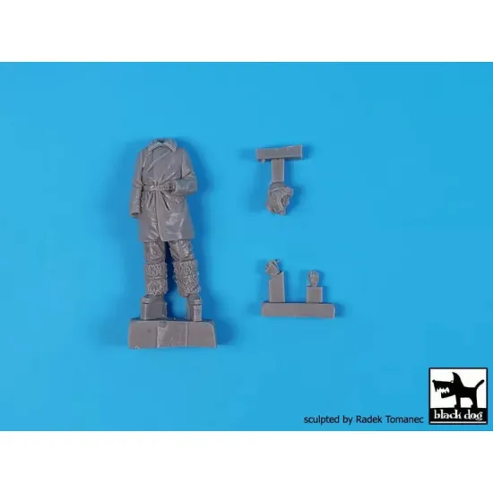 Black Dog F32187 1/32 Soviet Fighter Pilots Winter Ww 2 Resin Figures Kit