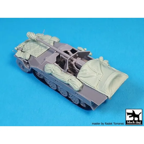 Black Dog T72169 1/72 Sd.kfz 251/22 Ausf D Accessories Set For Hasegawa Stowage