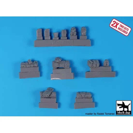 Black Dog T72192 1/72 Sd.kfz 222 Panzerrspahwagen Accessories Set For Dragon Stowage