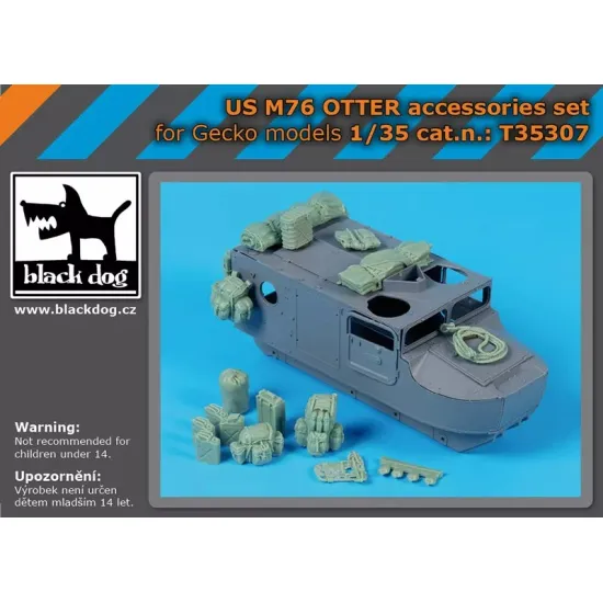 Black Dog T35307 1/35 Us M 76 Otter Accessories Set For Gecko Models Stowage