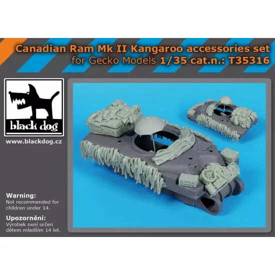 Black Dog T35316 1/35 Canadian Ram Mk.ii Kangaroo Accessories For Gecko Models