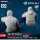 Spalah 34972 1/72 Set of figures Мodern tank crew for families T-64 T-72 T-80 T-90 3 psc