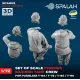 Spalah 34972 1/72 Set of figures Мodern tank crew for families T-64 T-72 T-80 T-90 3 psc