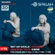 Spalah 34972 1/72 Set of figures Мodern tank crew for families T-64 T-72 T-80 T-90 3 psc