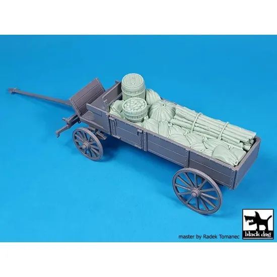 Black Dog T35319 1/35 West European Cart Accessories Set For Master Box
