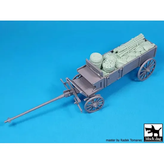 Black Dog T35319 1/35 West European Cart Accessories Set For Master Box