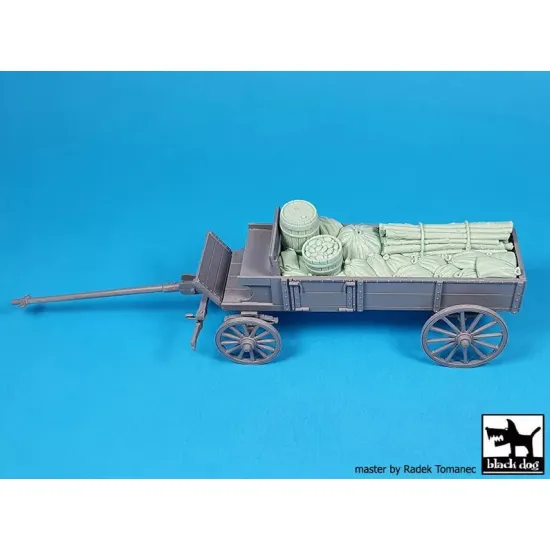 Black Dog T35319 1/35 West European Cart Accessories Set For Master Box