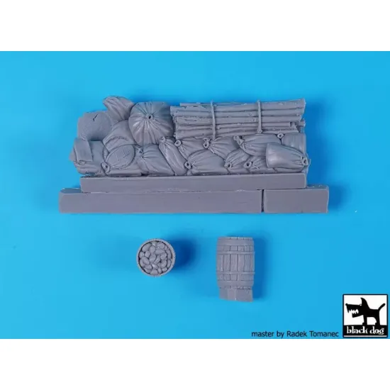 Black Dog T35319 1/35 West European Cart Accessories Set For Master Box