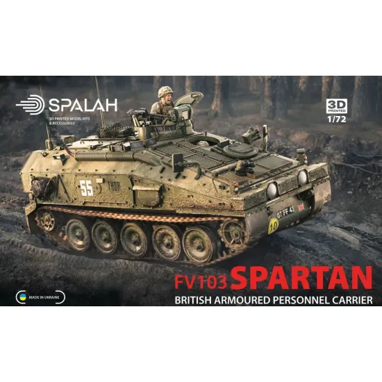 Spalah 35072 1/72 Scale Model British Armored Personnel Carrier Fv 103 Spartan