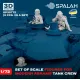 Spalah 35772 1/72Set of figures Мodern Abrams tank crew 3 pcs