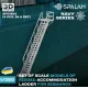 Spalah 01953 1/350 Set Of Scale Models Rigged Accommodation Ladders For Bismarck 4 Pcs